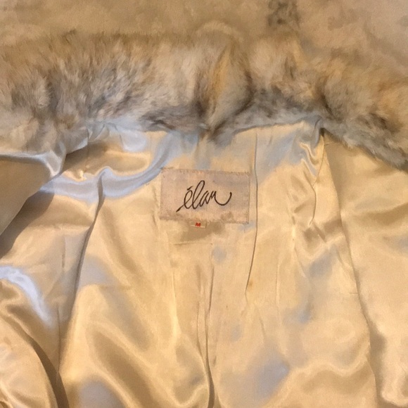 Vintage elan authentic rabbit fur coat medium - Picture 5 of 8